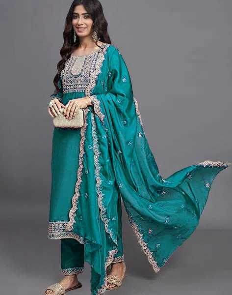 Viscose Embroidery Suit - MYLUXURY LANE ENTERPRISE